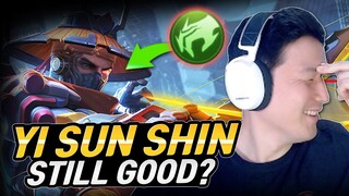 Finally Picked Yi Sun shin After a month | Mobile Legends Yi Sun Shin gameplay