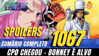 ONE PIECE 1067   SPOILERS COMPLETOS - SUMÁRIO COMPLETO - CP0 CHEGOU, BONNEY É UM ALVO -  OPSPOILERS