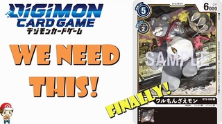 This is Going to See SO MUCH PLAY!! WaruMonzaemon is Here! (Digimon TCG - Battle of Omega Reveals)