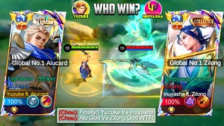 YUZUKE VS INUYASHA | WORLD BEST ALUCARD VS WORLD BEST ZILONG | Global 1 Vs Global 1 - Not Clickbait!