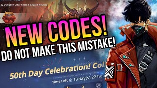 Solo LevelingARISE - Don't Make These 2 Massive Mistakes! & 10 New Codes