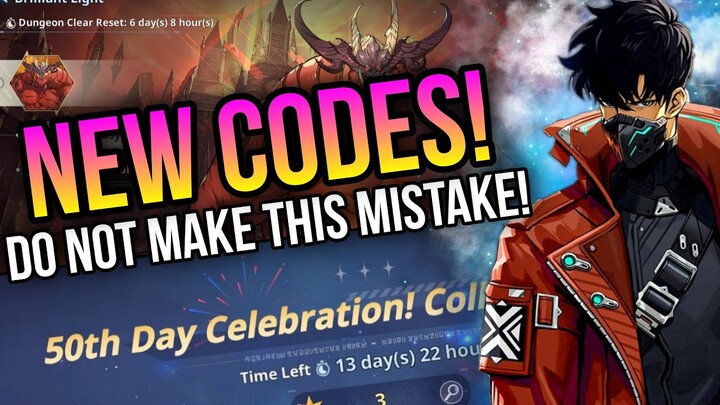 Solo LevelingARISE - Don't Make These 2 Massive Mistakes! & 10 New Codes