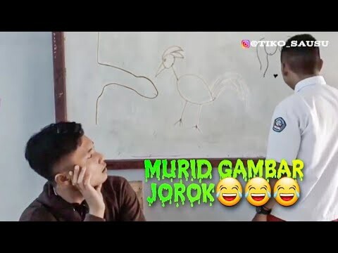 Video Lucu Sekolah-Murid Gambar Jorok😂😂|Tiko Sausu