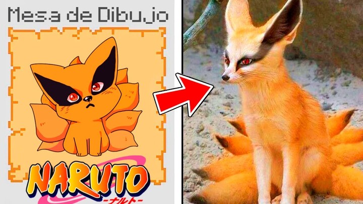 MINECRAFT pero TODO lo que DIBUJO de NARUTO APARECE en la VIDA REAL 😱!