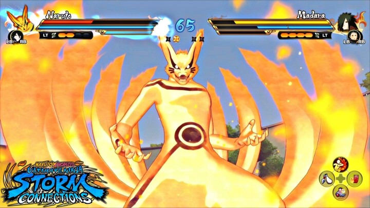 Combo Naruto Hokage Bersama Kurama di Naruto x Boruto Ultimate ninja Strom Connection
