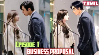 Business Proposal Episode 1/ best korean drama 🎭/Tamil explaination / lucky voice over 2.0
