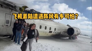 飞机着陆遭遇阵风有多可怕？ #科普 #解压 #空难 #涨知识