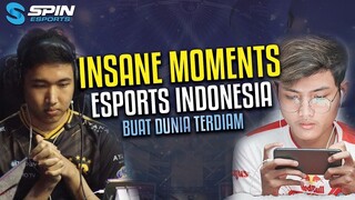 TOP 10 INSANE MOMENTS ESPORTS INDONESIA! MOMENT DUNIA TERKAGUM-KAGUM!