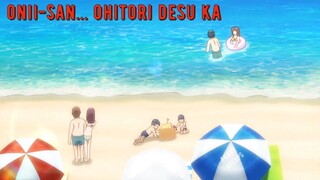 aku di pantai