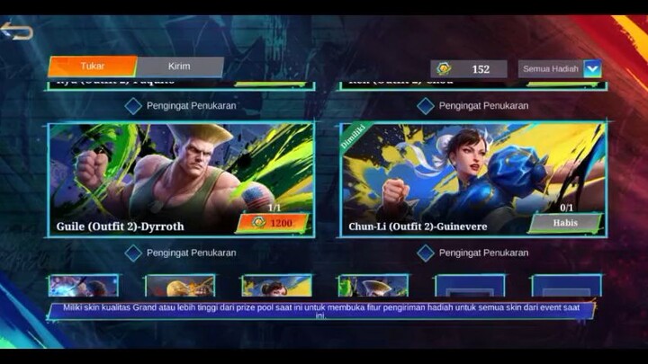skin baru Guinevere Chun-Li