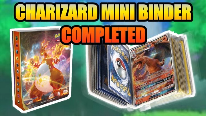 *CHARIZARD MINI BINDER COMPLETED* Darkness Ablaze Pokemon Cards Opening