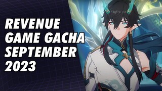 Bahas Revenue Game Gacha September 2023