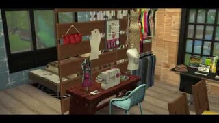 Clothing Store + House // Loja de Roupas + Casa - TS4 [SPEED BUILD]