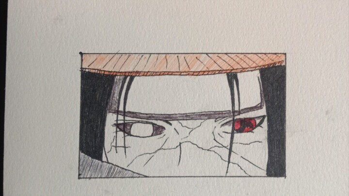 menggambar Itachi Uchiha