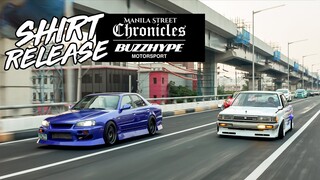 MANILA STREET CHRONICLES COLLAB SHIRT RELEASE BTS | BUZZHYPE