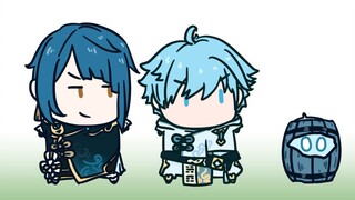 [เก็นชินอิมอิมแพกต์ แอนิเมชั่นสั้น] ถังสีฟ้าอยู่เคียงข้างฉัน!