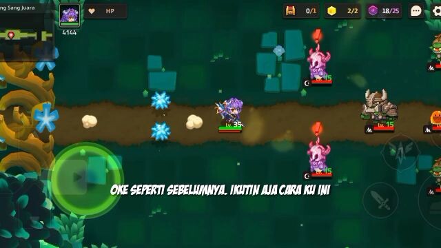 tutorial menyelesaikan misi labirin di w1 - 7 guardian tales.😋😁