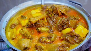 Đi Xin Khoai Mì Về Nấu Cà Ri Gà | MTQH