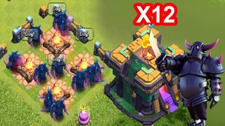 Khi Bạn Vác 12 Pekka Max Ra Chém TH 14 | NMT Gaming