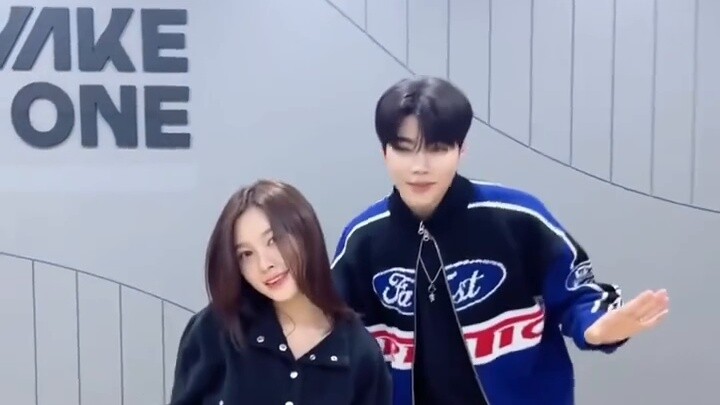 Kep1er Kim Da-yeon×ZB1 Park Qianxu "CRUSH" dance Challenge 231109