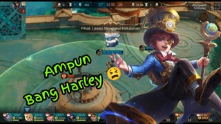 Harley Turun Gunung Musuh auto Surrend | MLBB Mobile legend