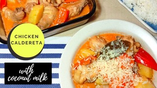 YUMMY CHICKEN CALDERETA WITH GATA (COCONUT MILK) // CHICKEN CALDERETA WITHOUT LIVER SPREAD