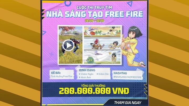 Hướng Dẫn Tham Gia Cuộc Thi Nhà Sáng Tạo Free Fire