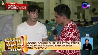 Korean star Kim Ji Soo, kaisa sa mga namahagi ng relief goods | Dapat Alam Mo!