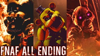 Five Nights at Freddy's - All Endings 2014-2021 (Canon Only)