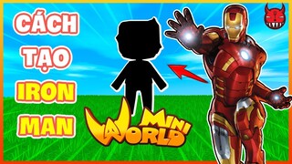 Hướng dẫn tạo trang phục Iron Man trong Mini World