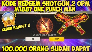 KODE REDEEM SKIN SG 2 OPM ONE PUNCH MAN !? | KODE REDEEM FREE FIRE TERBARU 2021 OKTOBER !!