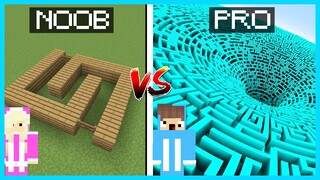 MIPAN & ZUZUZU MENEMUKAN MAZE PALING BESAR DAN PALING SUSAH DI DUNIA MINECRAFT SURVIVAL!