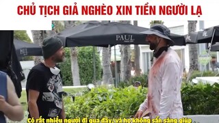 Cho tiền ăn xin và nhận được 1000$ #giaitri