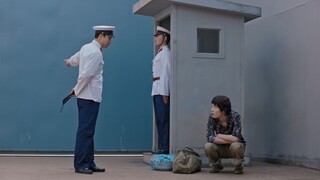 The young man was released from prison after serving his sentence, but he was scared back as soon as