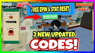 ALL *NEW* UPDATED CODES in SHINOBI LIFE 2! New Free Spins and Stat Reset Codes [ROBLOX]