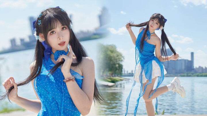 Blue good mood～Let’s dance a cheerful “Pum-Pum”! Happy Children’s Day (｡･ω･｡)