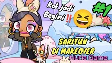 SARITUN MINTA DI MAKEOVER‼️ Part. 1, KOK JADI BEGINI WAJAHNYA 😅 #avatarworld #nuriagame