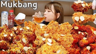 🍗느슨해진 치킨씬에 긴장감을 줄 신상치킨 3종먹방🍺 요즘 핫한 신상치킨 3종 맥주 비비큐 BBQ CHICKEN MUKBANG ASMR EATINGSHOW REALSOUND 먹방