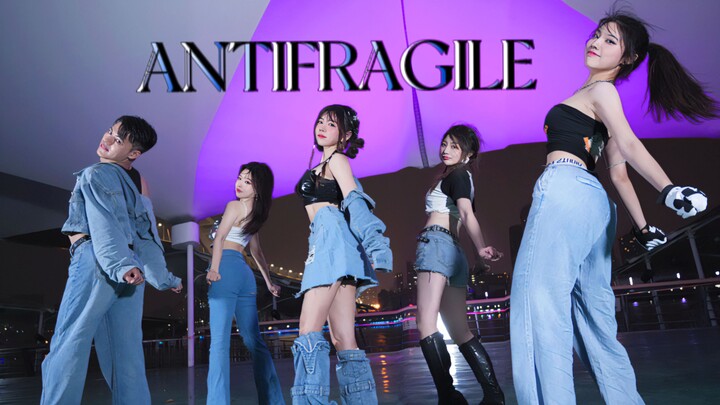 【4k】奶凶喵喵拳?腹肌姐姐! 历代级ANTIFRAGILE翻跳 这就是爵士老师的爆棚力度吗