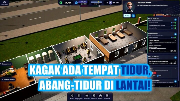 💥 KAGAK ADA TEMPAT TIDUR? ABANG-DAMKAR TIDUR DI LANTAI! APA SOLUSINYA?
