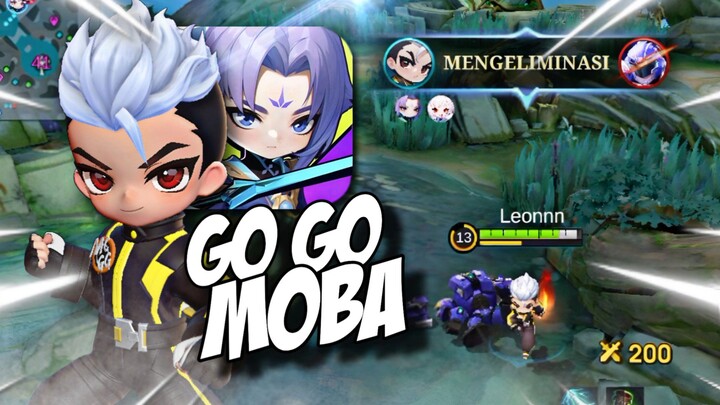 REVIEW MODE BARU GO GO MOBA❗MLBB VERSI CHIBI❕HERONYA JADI LUCU BANGET🤣