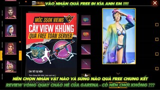 Free Fire| Nên chọn nhân vật nào và súng gì quà chung kết FFWS Free - Review vòng quay mùa hè của FF