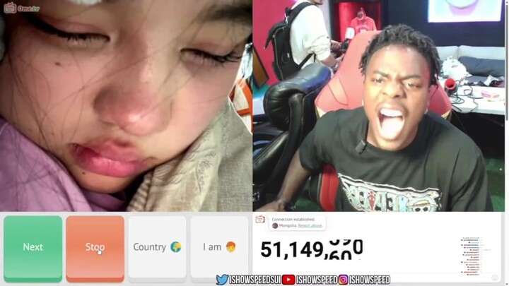 Speed loudly wakes up the sleeping Mongolian girl