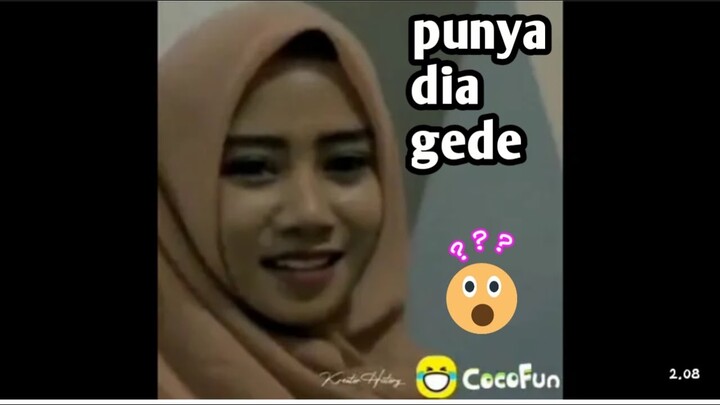 kumpulan video lucu cocofun  bikin ngakak  || punya dia gede 🤤🤤