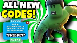 [FREE PETS] All New *Secret* Op Codes in (NEW PACK!💪Muscle Legends) ROBLOX 2021!