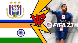 FIFA 23 | RSC Anderlecht VS India (My Very First Match)