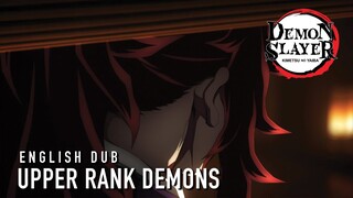 Demon Slayer: Kimetsu no Yaiba  |  Upper Rank Demons (English Dub Cast)