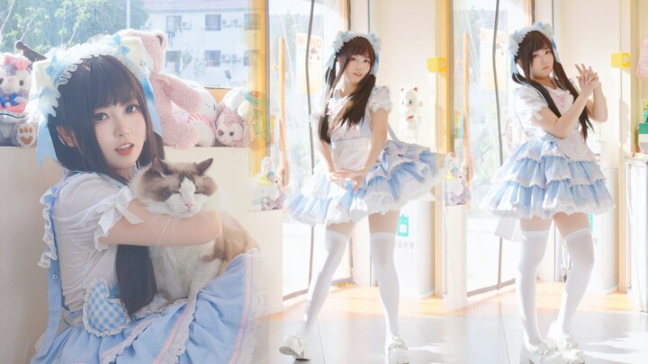Nhân viên Cat Cafe đến nhảy múa ❤diễu hành đồ ngọt❤