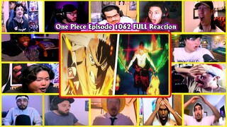 【海外の反応】One Piece Episode 1062 FULL Reaction mashup  ワンピース1062リアクション - ZORO VS KING FINALE!!