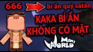 MINI WORLD : 3 GIỜ SÁNG TRIỆU HỒI KAKA KHÔNG MẶT BÍ ẨN TRONG GAMGE